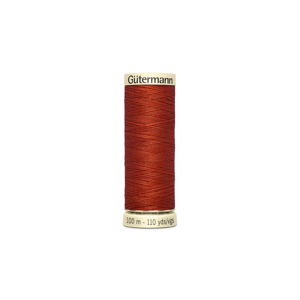 Hilo Gütermann 100 m - 0837 - Marrón Claro/ Naranja Oscuro