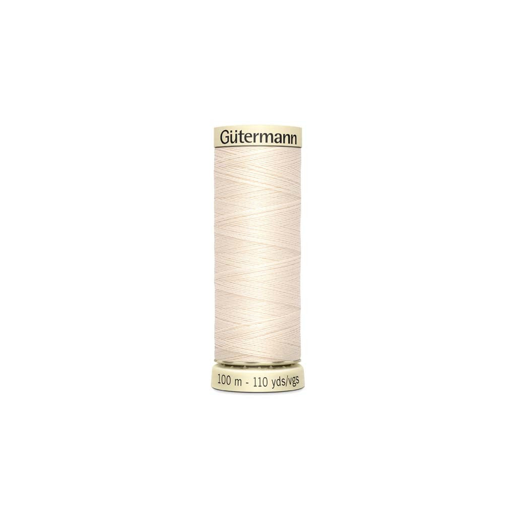 Hilo Gütermann 100 m - 0802 - Crema