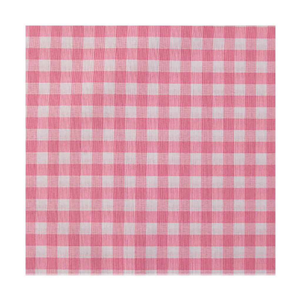 Tela Algodón Cuadro Vichy Rosa 1 cm.