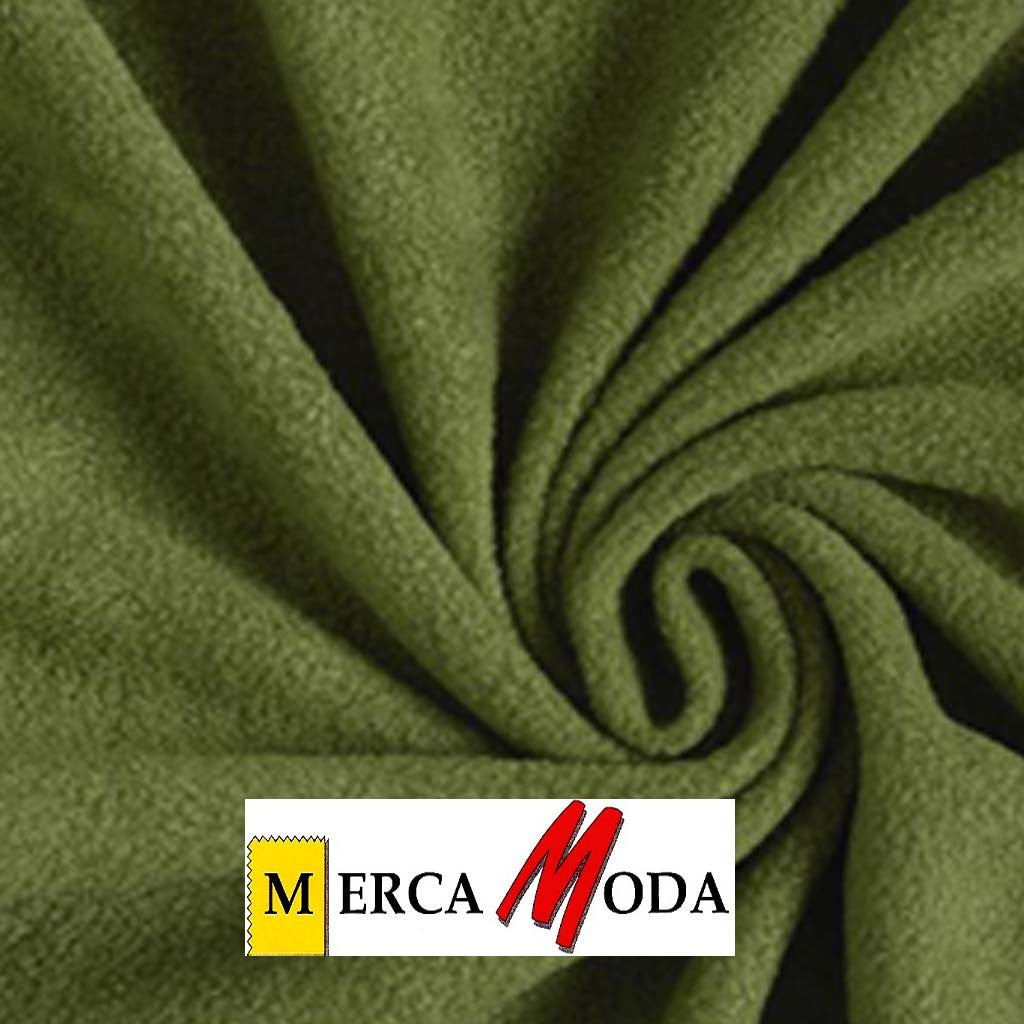 Tela Polar Liso Color Verde Caqui