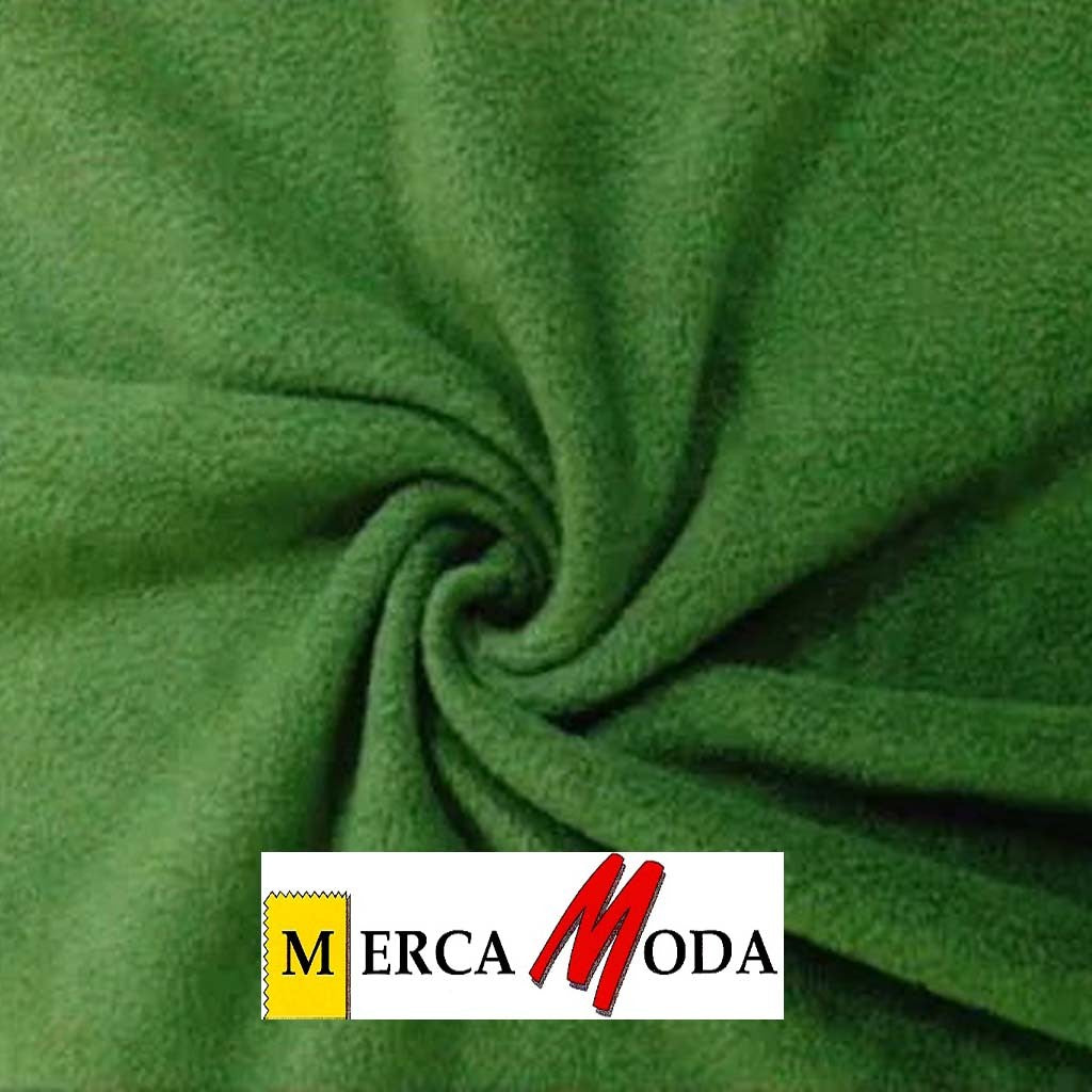 Tela Polar Liso Color Verde Andalucia