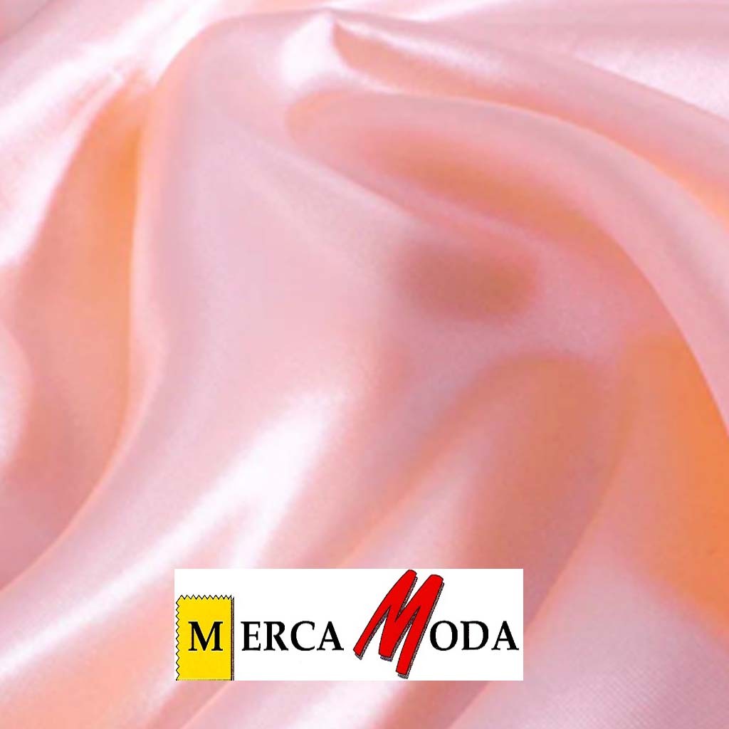 Tela Raso Cali Color Salmon ideal para tus trabajos de confeccion y carnaval