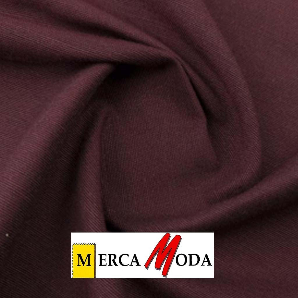 Tela Loneta liso Color Granate