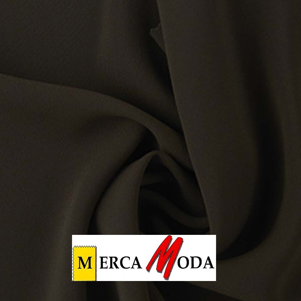 Tela Crepe Liso Color Negro