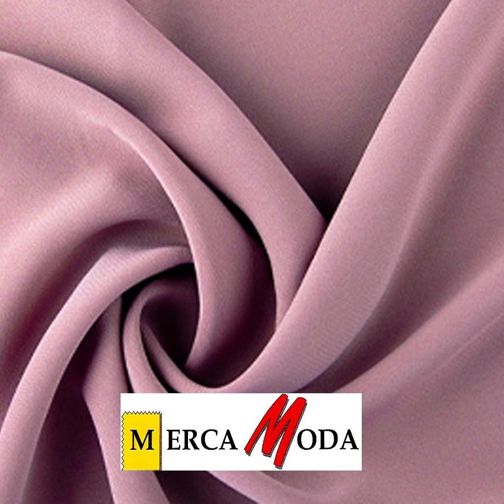 Tela Crepe Liso Color Rosa Palo