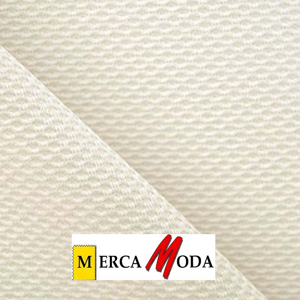Tela Pique Nido Abeja Color Crudo