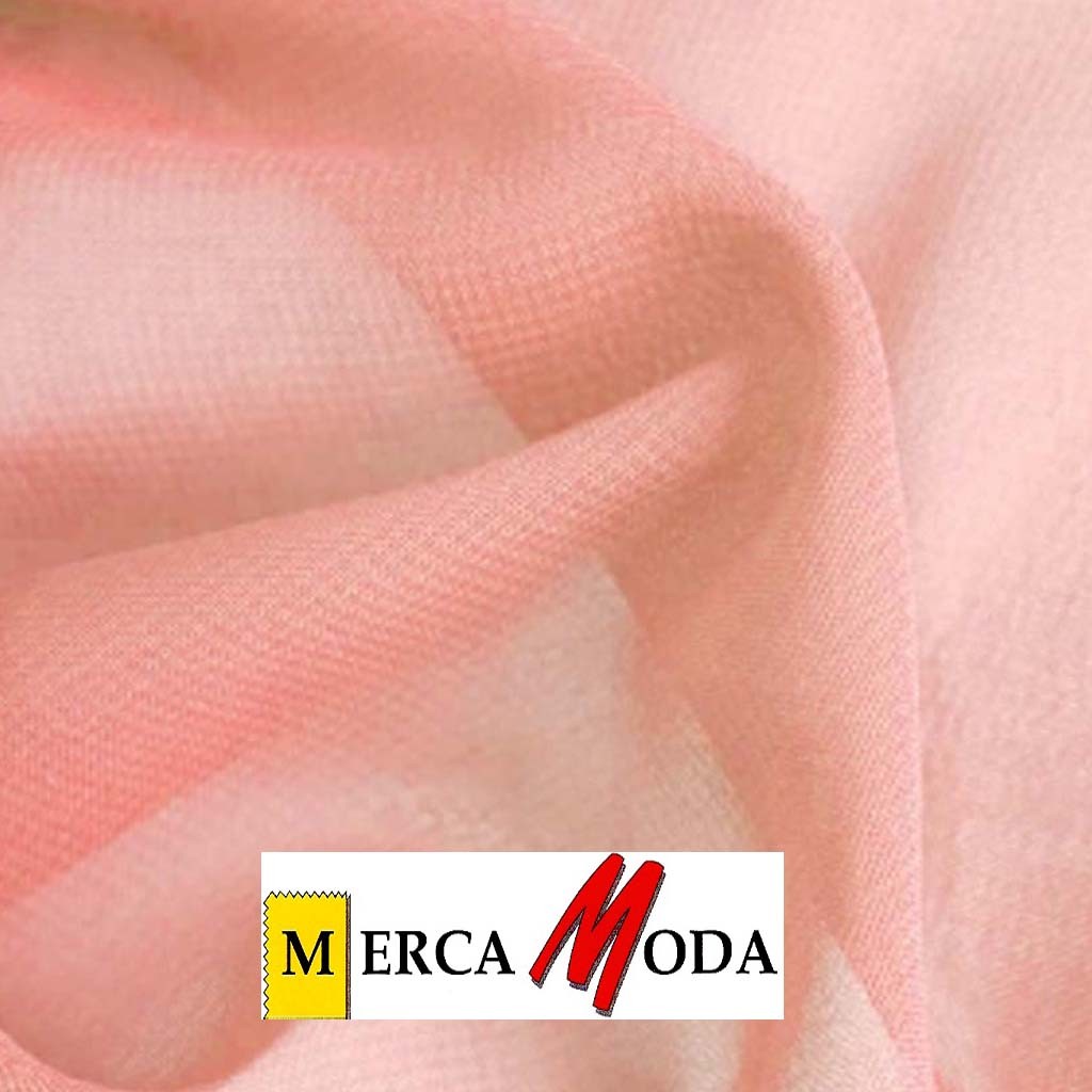 Tela Gasa Chiffón Color Rosa