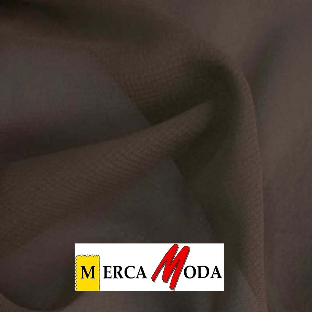 Tela Gasa Chiffón Color Marrón