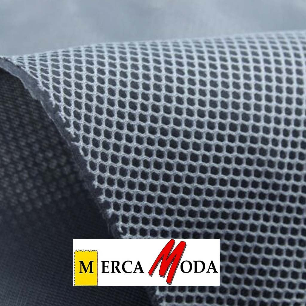 Tejido Mesh 3D Color Gris
