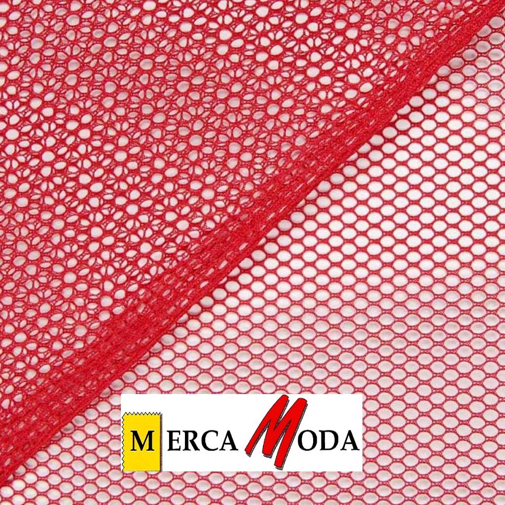 Tela Malla Acrílica Color Rojo