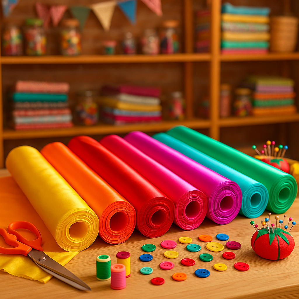 Tela de rasete, sencilla y muy utilizada en disfraces, o decoraciones