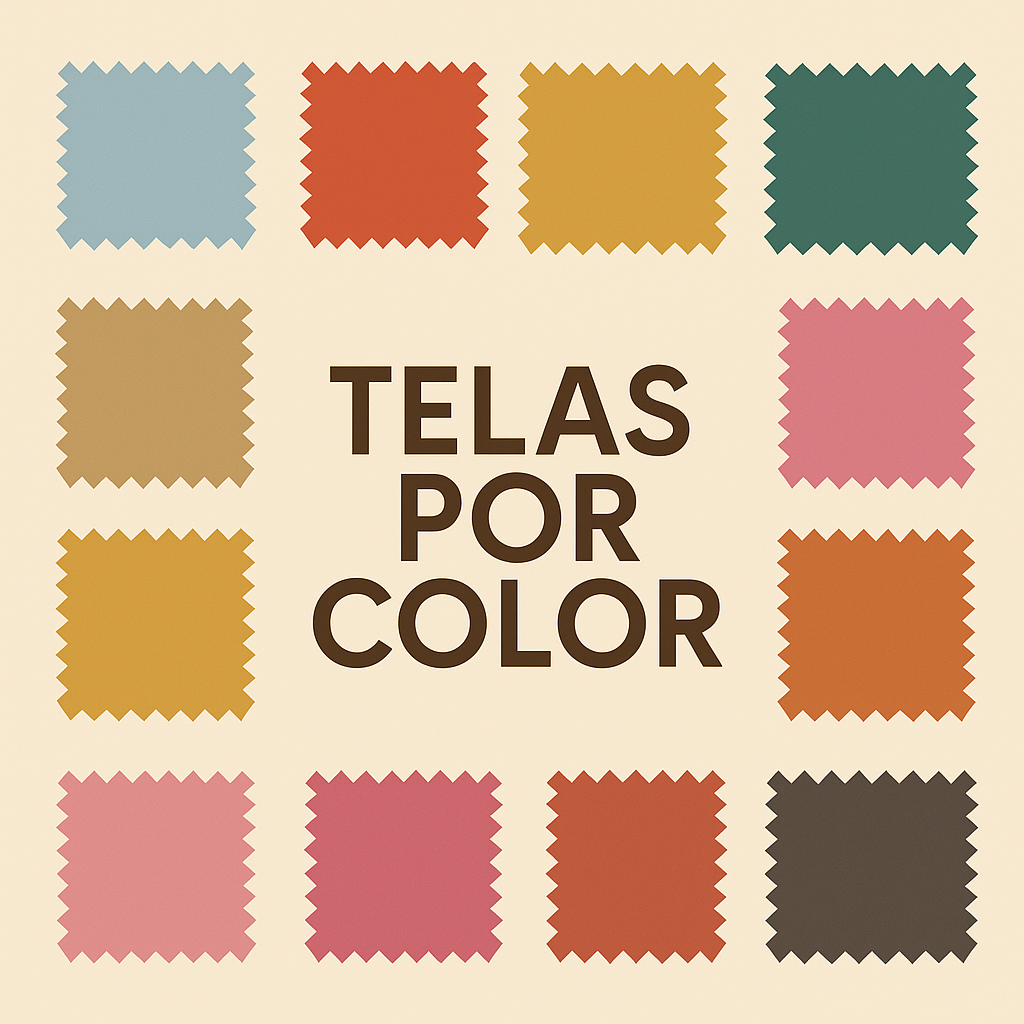 Telas por color, todos los colores originales y divertidos