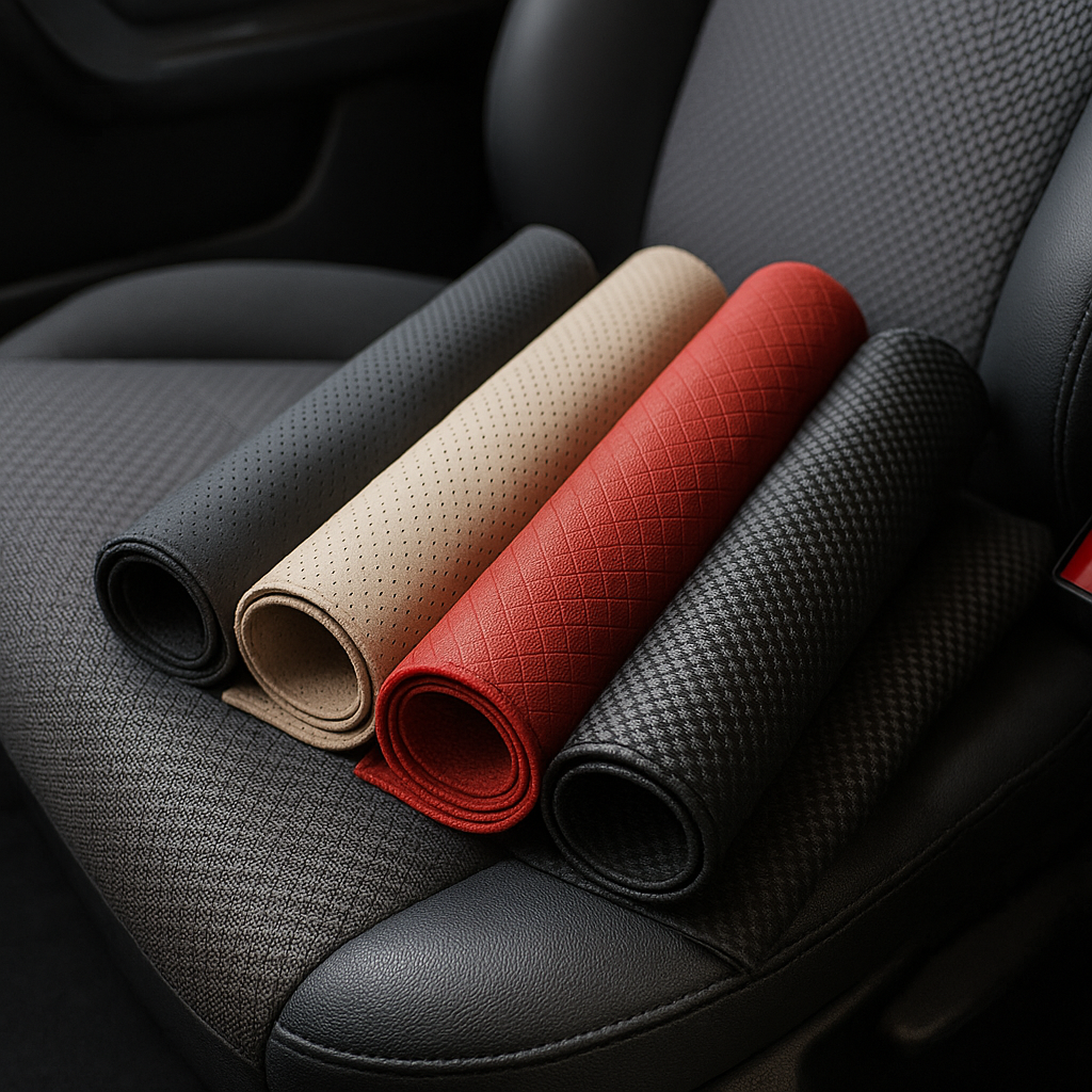 Telas de tapicería para coche y moto, en colores y texturas resistentes