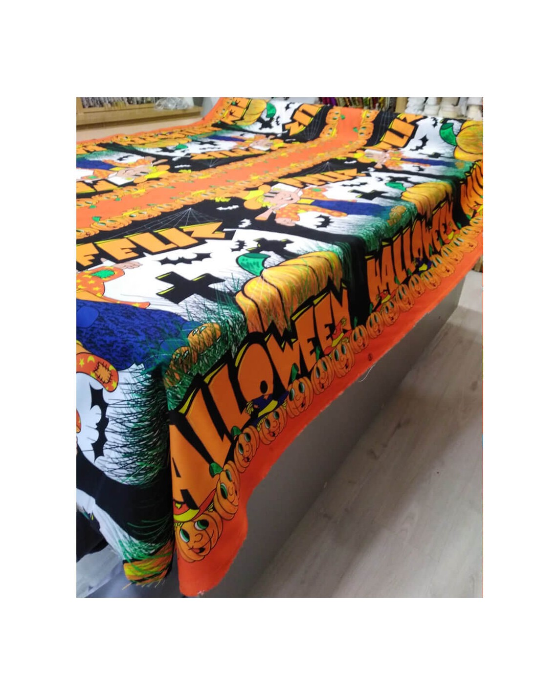 Tela para Mantel Feliz Halloween