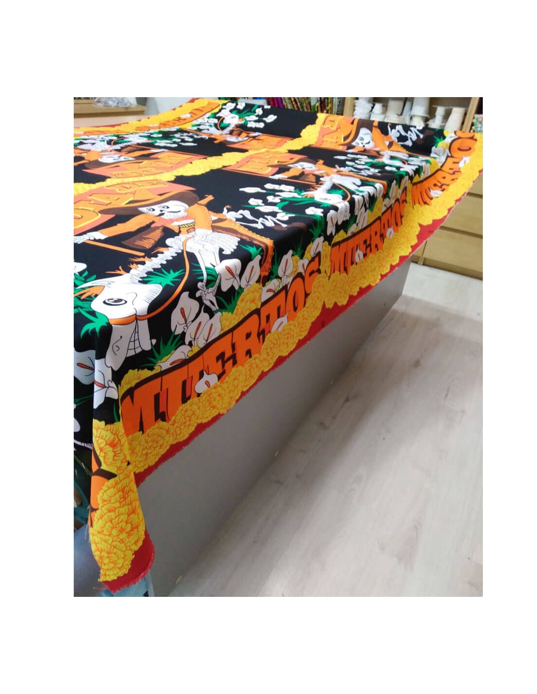 Tela para Mantel Día de Muertos