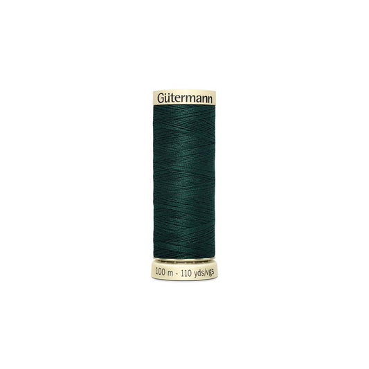 Hilo Gütermann 100 m - 0018  - Verde Azulado Oscuro