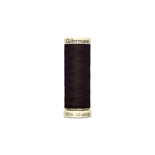 Hilo Gütermann 100 m - 0697  - Marrón Oscuro