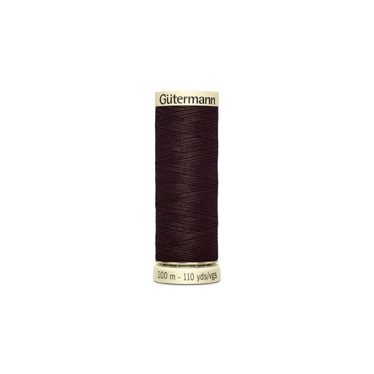 Hilo Gütermann 100 m - 0696  - Marrón Oscuro