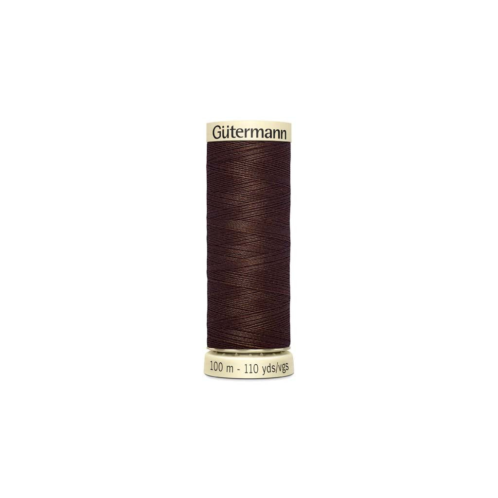 Hilo Gütermann 100 m - 0694  - Marrón Oscuro