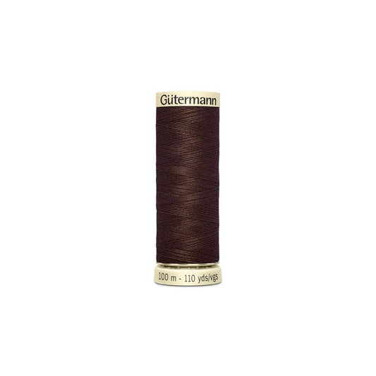 Hilo Gütermann 100 m - 0694  - Marrón Oscuro