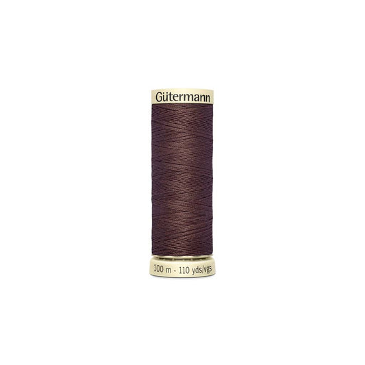 Hilo Gütermann 100 m - 0446  - Marrón Oscuro