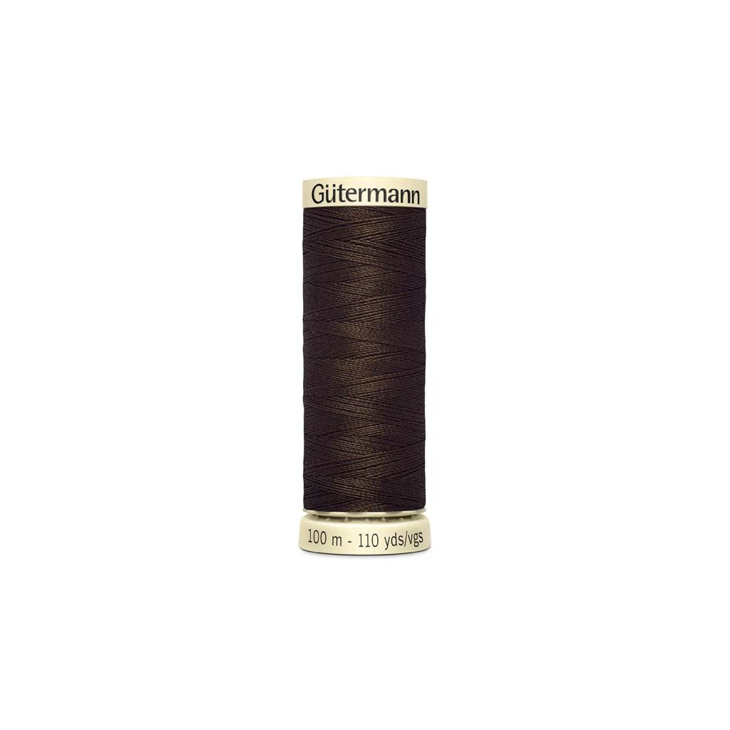 Hilo Gütermann 100 m - 0406  - Marrón Oscuro
