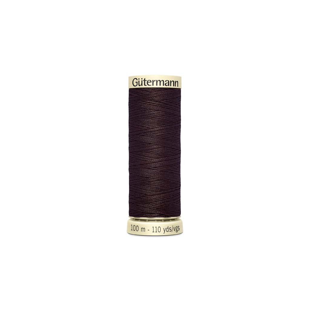 Hilo Gütermann 100 m - 0023  - Marrón Oscuro