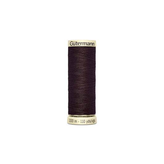 Hilo Gütermann 100 m - 0023  - Marrón Oscuro