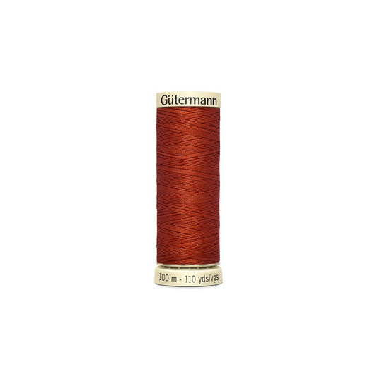 Hilo Gütermann 100 m - 0837  - Marrón Claro/ Naranja Oscuro
