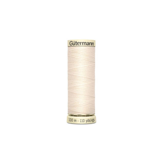 Hilo Gütermann 100 m - 0802  - Crema