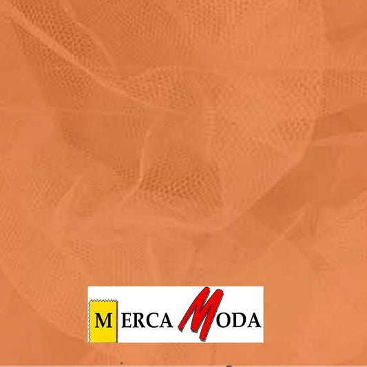 Tela Tul Naranja Fluor