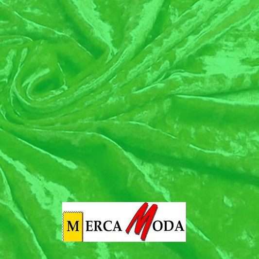 Tela de martele, terciopelo elastico, agradable al tacto color Pistacho