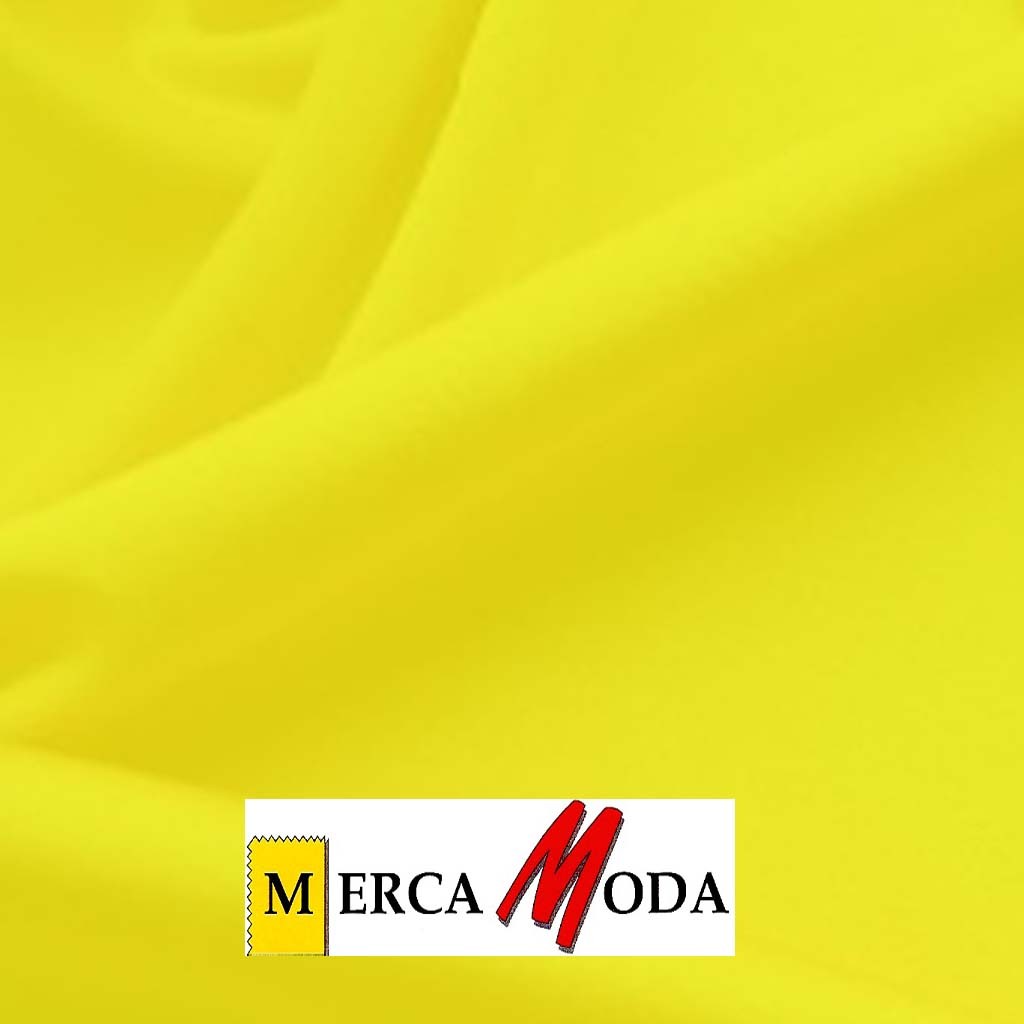 Tela Punto Licra Color Amarillo Fluor