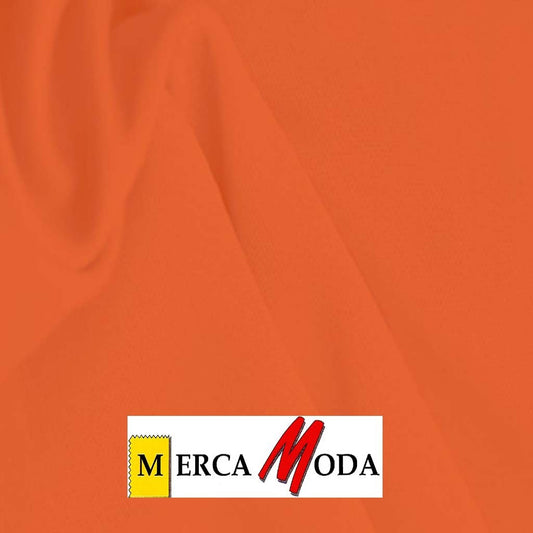 Tela Punto Seda Color Naranja