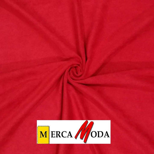 Tela Antelina Lisa Color Rojo