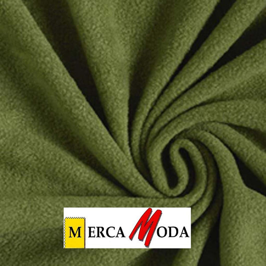 Tela Polar Liso Color Verde Caqui