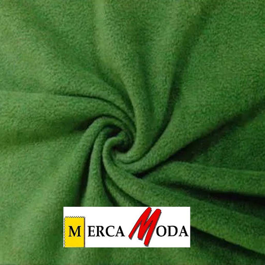 Tela Polar Liso Color Verde Andalucia