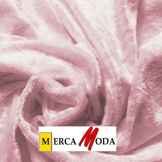 Tela de martele, terciopelo elastico, agradable al tacto color Rosa