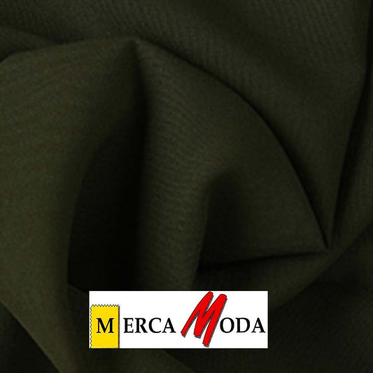 Tela Strech Color Verde Caqui