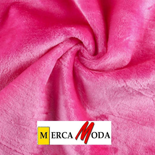 Tela de pelo corto tipo peluche en diferentes colores, ideal para disfraces y manualidades