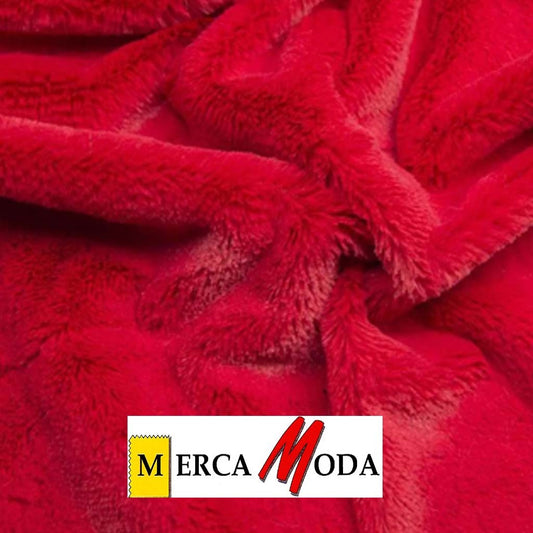 Tela de pelo corto tipo peluche en diferentes colores, ideal para disfraces y manualidades