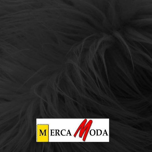Tela de pelo largo tipo peluche en diferentes colores, ideal para disfraces y manualidades