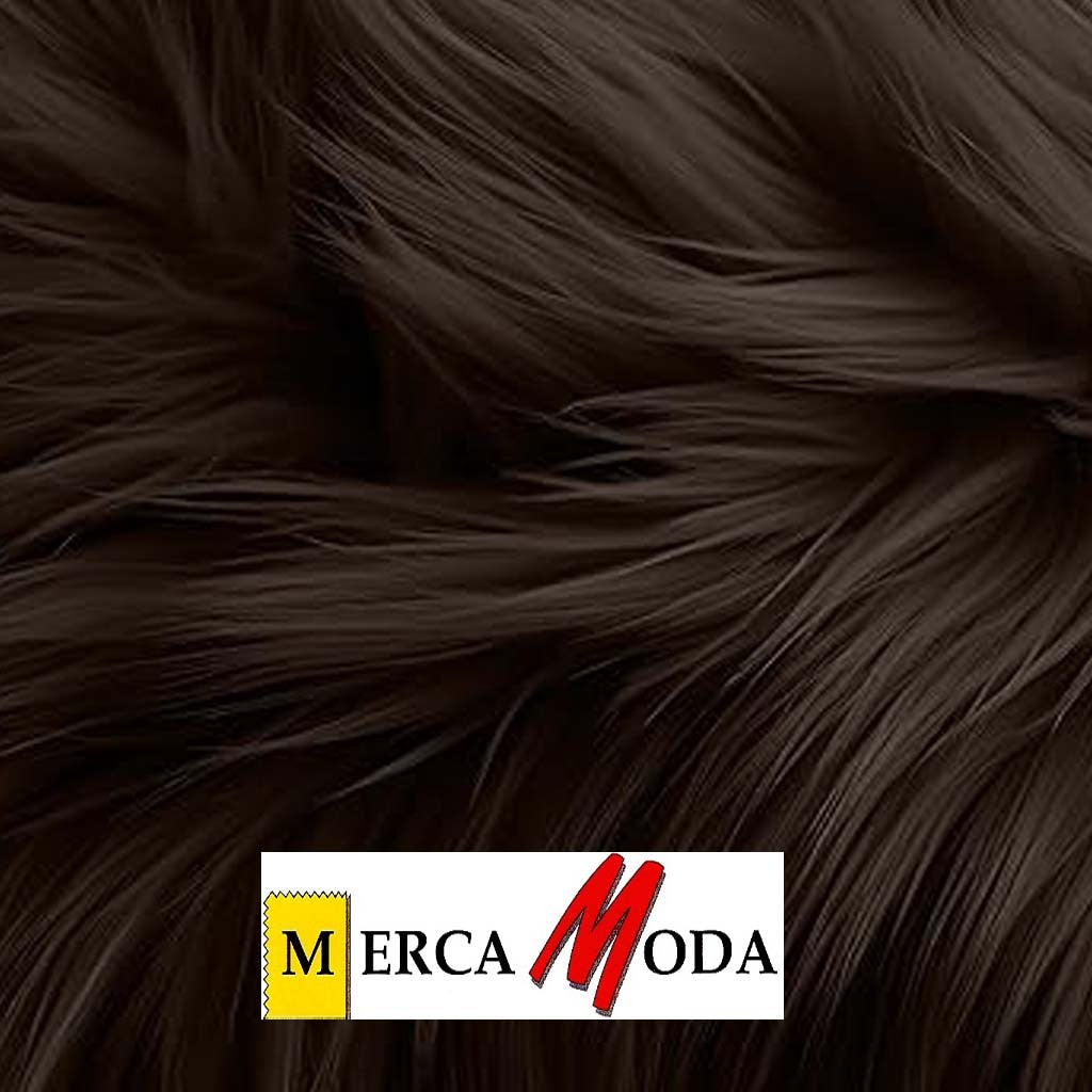 Tela de pelo largo tipo peluche en diferentes colores, ideal para disfraces y manualidades