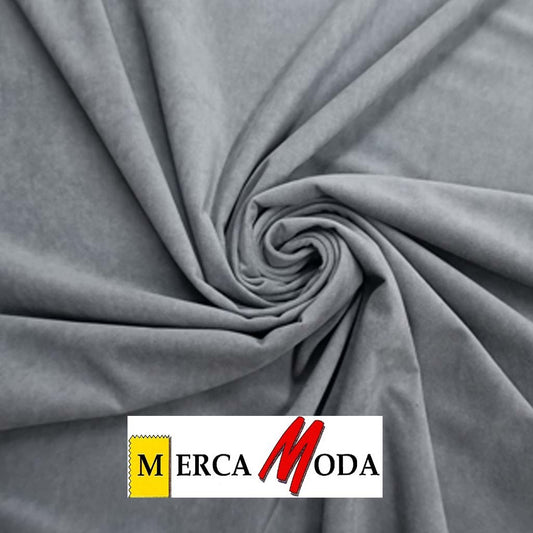 Tela Antelina Lisa Color Gris