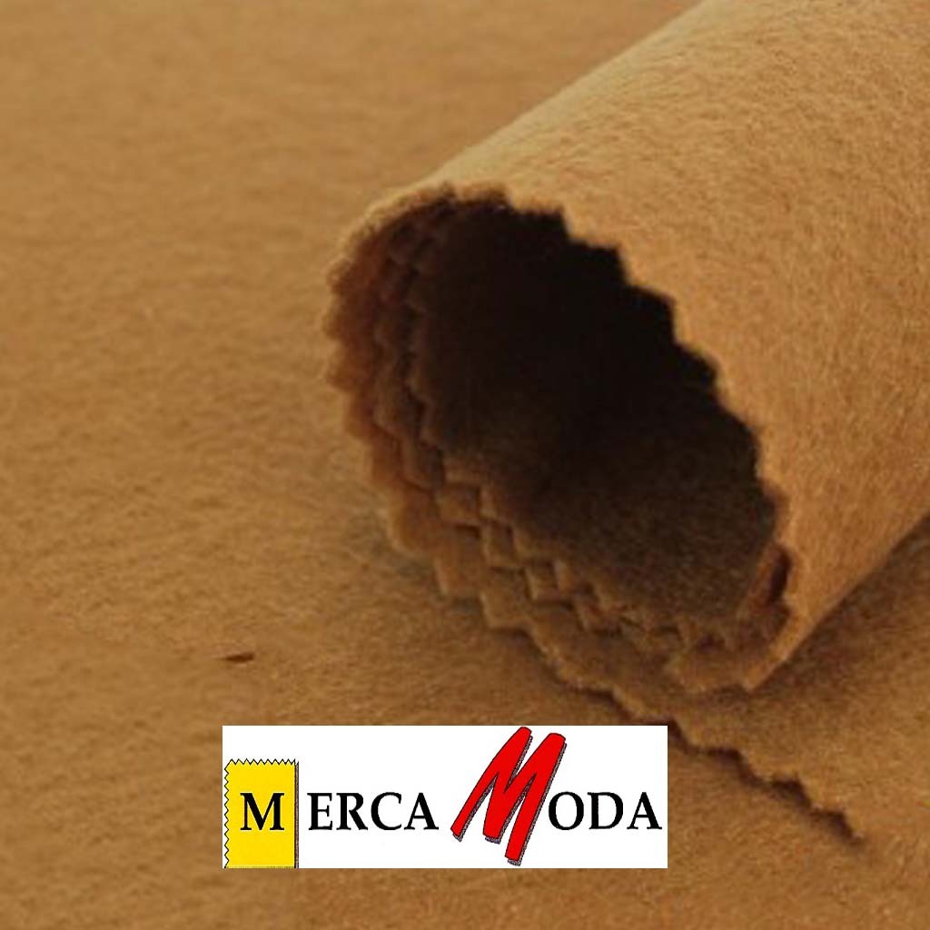 Tela Fieltro Color Camel Claro