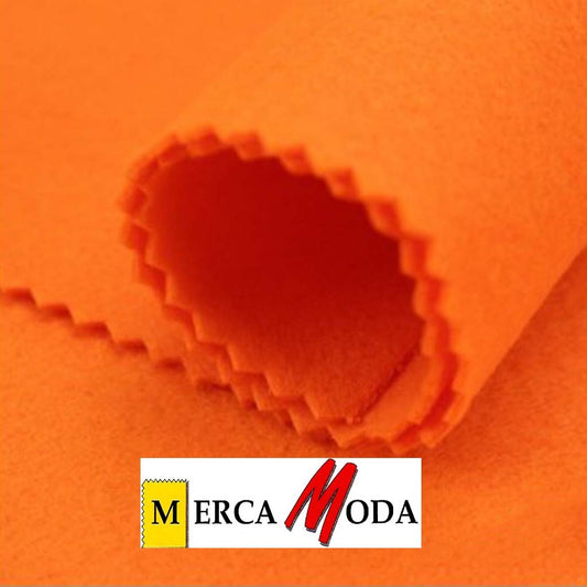 Tela Fieltro Color Naranja