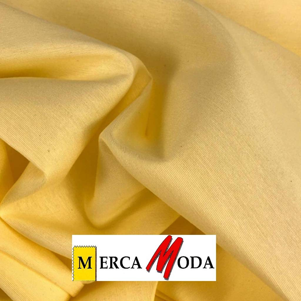 Tela Loneta liso Color Amarillo