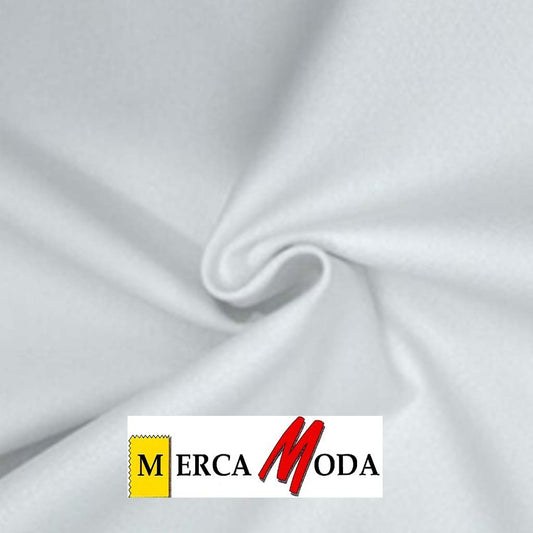 Tela Crepe Liso Color Blanco