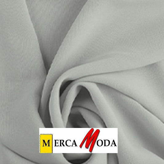 Tela Crepe Liso Color Gris
