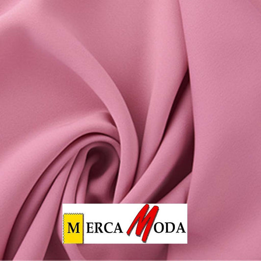 Tela Crepe Liso Color Rosa